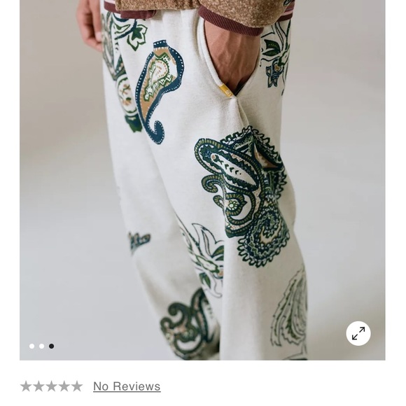 Urban outfitters exploding paisley jogging pants new size large - Picture 2 of 6